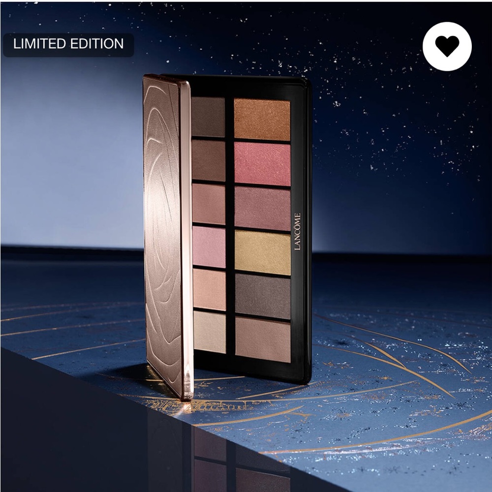 NIB Lancome Holiday 2024 rose gold eye shadow palette